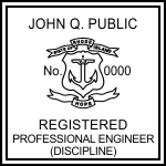 Rhode Island Licensed Professional Engineer Seals